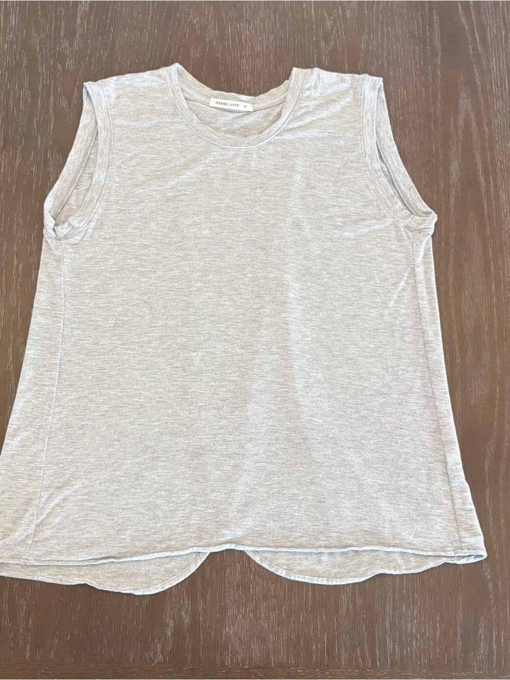 Marine Layer Light Gray Sleeveless Tank
